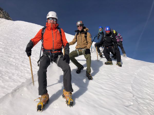 Alpinisme ascension de la Grande Motte